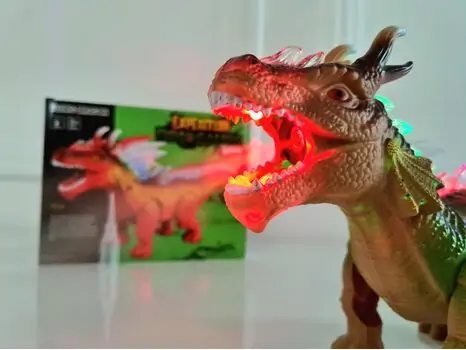 TOY DRAGON WITH LIGHTS & SOUND 3363 საბავშვო სათამაშო დრაკონი, 4 image