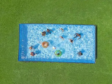 Bestway 561KJ Rectangular Pool Set With Filter And Ladder - კარკასული აუზი ქვიშის ფილტრით და კიბით, 10 image