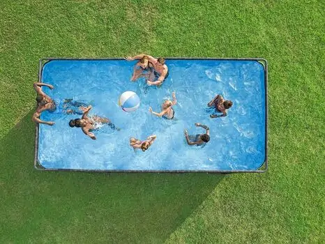 Bestway 561KA Rectangular Pool Set With Filter And Ladder - კარკასული აუზი ქვიშის ფილტრით და კიბით, 15 image