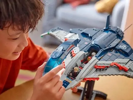 Lego Super Heroes 76325 Avengers: Age of Ultron Quinjet, 8 image