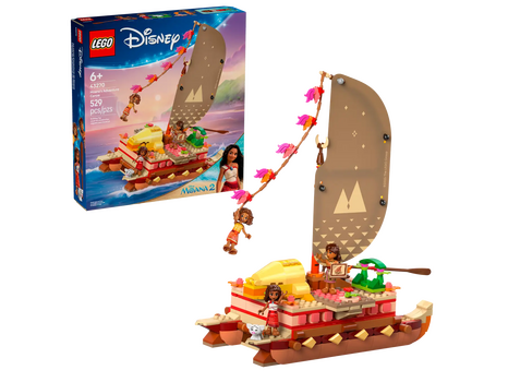 LEGO Disney 43270 Moana's Adventure Canoe