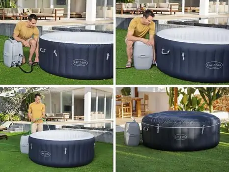 Bestway 6001C Lay-Z-Spa Miami AirJet Energy-Saving Hot Tub - გასაბერი ჯაკუზი, 13 image