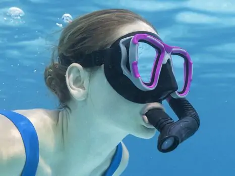 Bestway 24021 Mask With Snorkel Purple -  წყლის აქსესუარების ნაკრები, 3 image