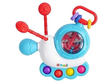 Silicone pull string sensory toy-სილიკონის ქაჩვადი ძაფის სენსორული სათამაშო, 2 image