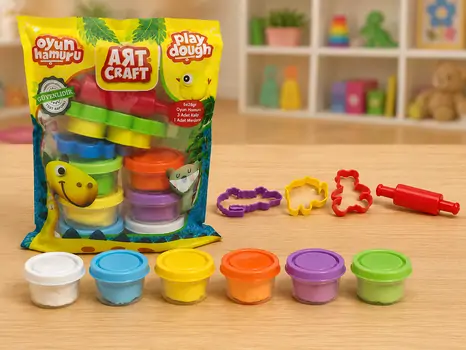 Dede 03350 Art Craft Poly Bag Dough Set - საბავშვო პლასტელინის ნაკრები
