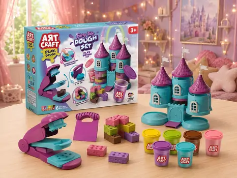 Dede Fairy Tale Dough Set 03737 სათამაშო პლასტელინის ნაკრები
