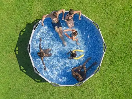 Bestway 56406 Steel Pro Max Round Above Ground Pool კარკასული აუზი, 9 image