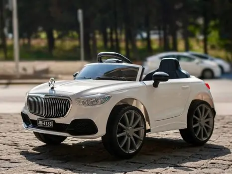 Mercedes Benz White - ელექტრო მანქანა, 2 image