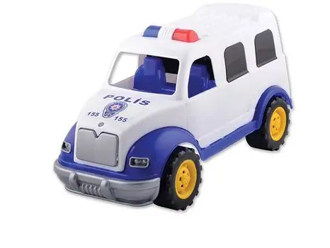 Ucar Toys-ის სათამაშო პოლიციის მანქანა 60 UCARTOYS TOMBUL POLICE