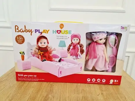 BABY PLAYHOUSE საბავშვო სათამაშო თოჯინა საწოლით, 5 image