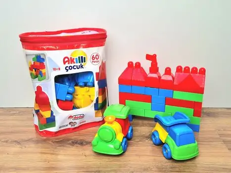 Dede 01022 BRIO BLOCKS 60 Pcs სათამაშო კონსტრუქტორი, 2 image