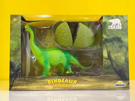 საბავშვო სათამაშო დინოზავრი GAME SET DINOSAURS AND CHILDREN IN EGG, 7 image