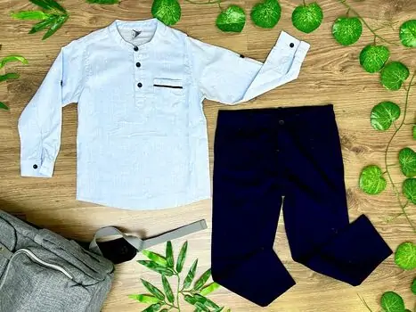 Skirt and Trousers Set საბავშვო ტანსაცმლის ნაკრები BABYROSE 606 Sky Blue