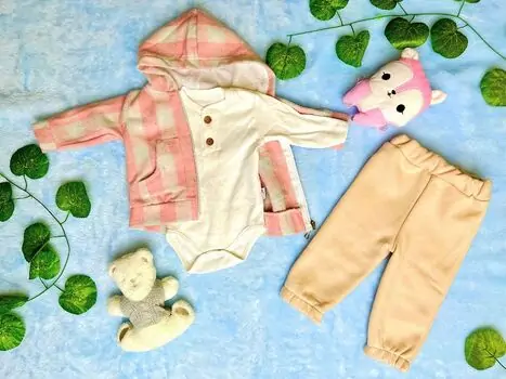Set of clothes For Kids Pink MURATBABY 7203 საბავშვო ტანსაცმლის ნაკრები