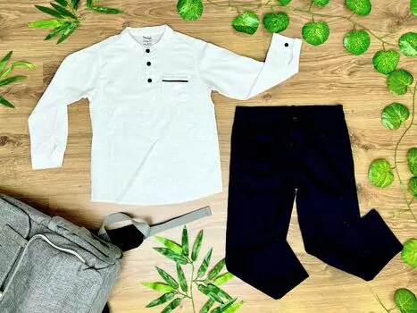 Skirt and Trousers Set საბავშვო ტანსაცმლის ნაკრები BABYROSE 606 White