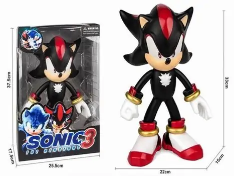 Black Sonic The Hedgehog Figure - სონიკის ფიგურა