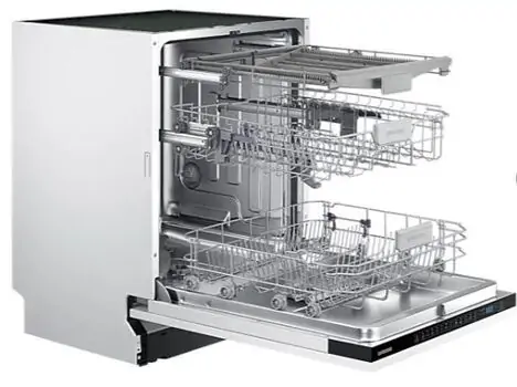 ჩასაშენებელი ჭურჭლის სარეცხი Samsung DW60M6050BB/WT, 3 image