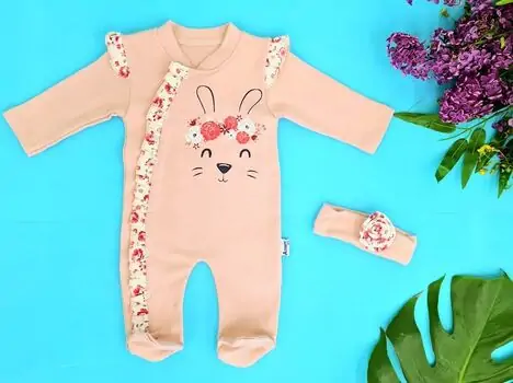 Little Rabbit Romper საბავშვო რომპერი