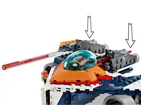 Lego Super Heroes 76278 Rocket's Warbird vs. Ronan, 6 image