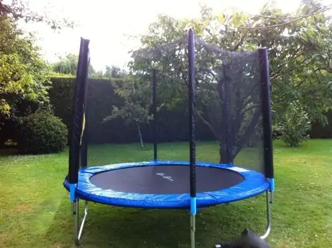 METAL & PLASTIC TRAMPOLINE 8FT 244cm  ბატუტი