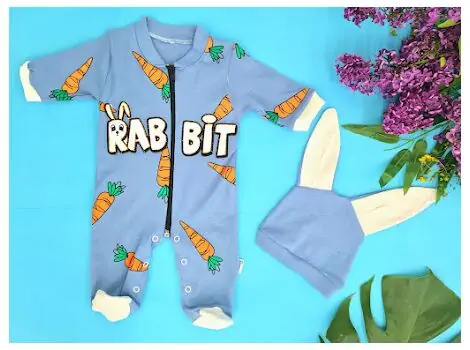 Blue Rabbit Romper საბავშვო რომპერი