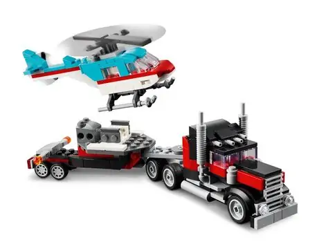 Lego Creator 31146 Flatbed Truck with Helicopter, 3 image