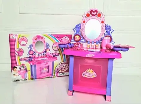 Dressing Table Set with loads of accesories 008-60 საბავშვო ტრილიაჟი, 8 image
