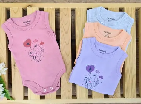 Bodysuit Lovely Elephant ჩვილის ბოდე