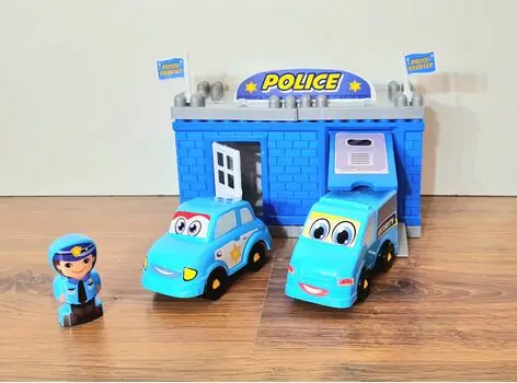 Dede 03322 POLICE  ROAD SET 48 PCS სათამაშო ტრასა, 4 image