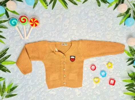 Knitted Jacket GOGOBICI 900 საბავშვო მოსაცმელი Brown