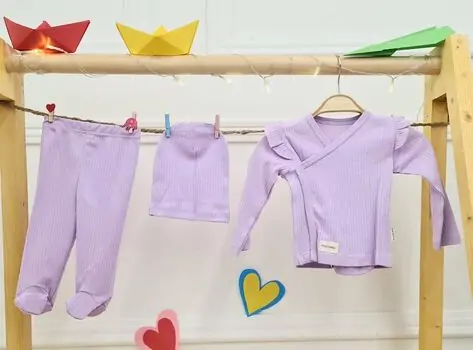 Cute Purple Clothes Set - საბავშვო ტანსაცმლის ნაკრები