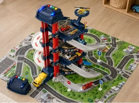 City Track With Cars - სათამაშო ტრასა მანქანებით, 3 image
