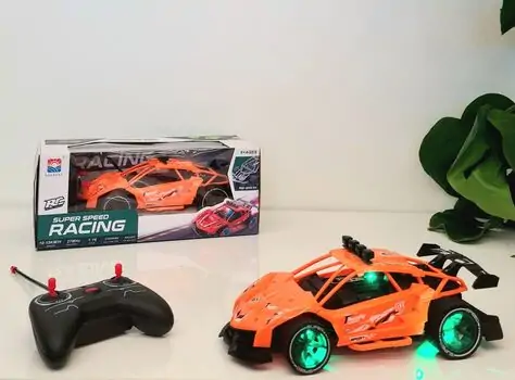 R/C Car With Brilliant Lights -  საბავშვო სათამაშო მანქანა დისტანციური მართვით