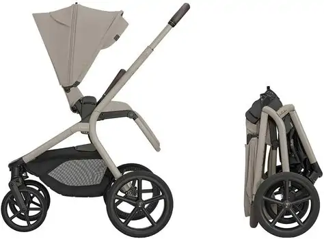 KikkaBoo Goya Platinum Champagne 3 in1 - საბავშვო ეტლის კომპლექტი, 5 image