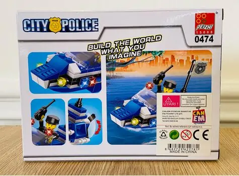 COAST PATROL City Police-ის საბავშვო კონსტრუქტორი 0476, 2 image