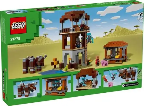 Lego Minecraft 21278 The Pillager Outpost and Ravager, 11 image