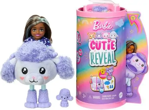 Barbie Cutie Reveal Doll- ბარბი ფერის ტრანსფორმაციით