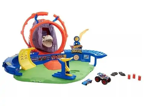 Hot Wheels T-Rex Volcano Playset with Lights and Sounds MTL-GYL14 ვულკანური ტრეკი, 7 image