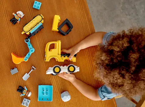 LEGO DUPLO 10931 Truck & Tracked Excavator, 7 image