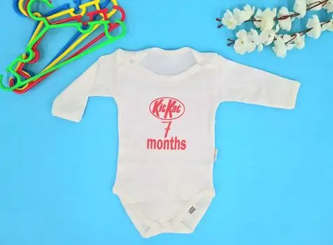 My 7th Month ATES BABY ბავშვის ბოდე 1380 KitKat 7th