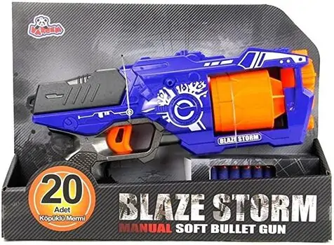 Blaze Storm Manual Soft Bullet Gun ZC7092 სათამაშო თოფი