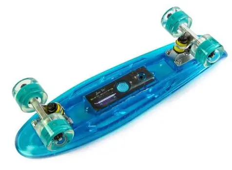 Penny Board Blue With LED Wheels პენიბორდი, 5 image