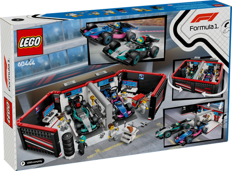 LEGO City 60444 F1® Garage & Mercedes-AMG & Alpine Cars, 2 image