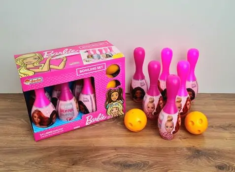 Dede BARBIE BOWLING SET სათამაშო ბოულინგის ნაკრები  03069, 4 image