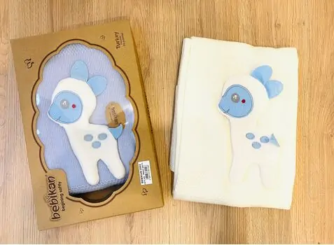 BLANKET BABY LITTLE LAMB CARAMINI 2002 ჩვილის პლედი