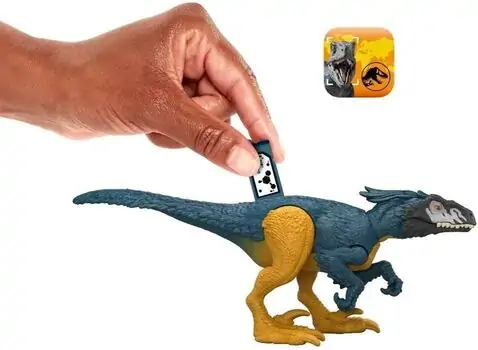 JURASSIC WORLD DINO TRACKERS DANGER ACTION FIGURE HLN51 სათამაშო დინოზავრი, 2 image