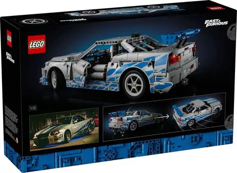 Lego Technic 42210 2 Fast 2 Furious Nissan Skyline GT-R (R34) Car, 10 image