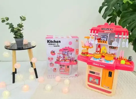 Toy Kitchen Set For Kids LY688 ფუნქციური საბავშვო სამზარეულო