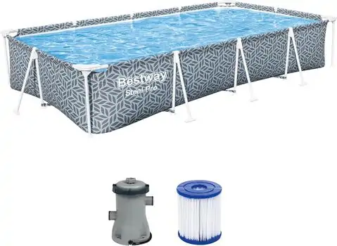 Bestway 561FV Steel Pro Pool Set With Filter - კარკასული აუზი კარტრიჯული ფილტრით