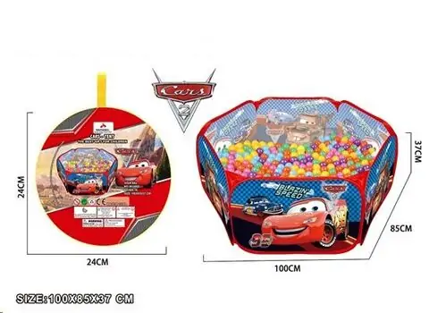 Lightning McQueen Pool 666-18 ფერადი ბურთების აუზი, 2 image